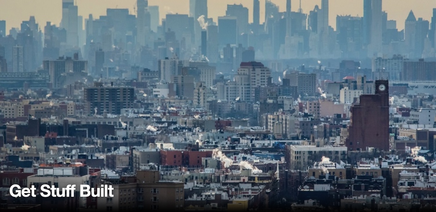 Banner photograph from the "Get Stuff Built" homepage, via nyc.gov